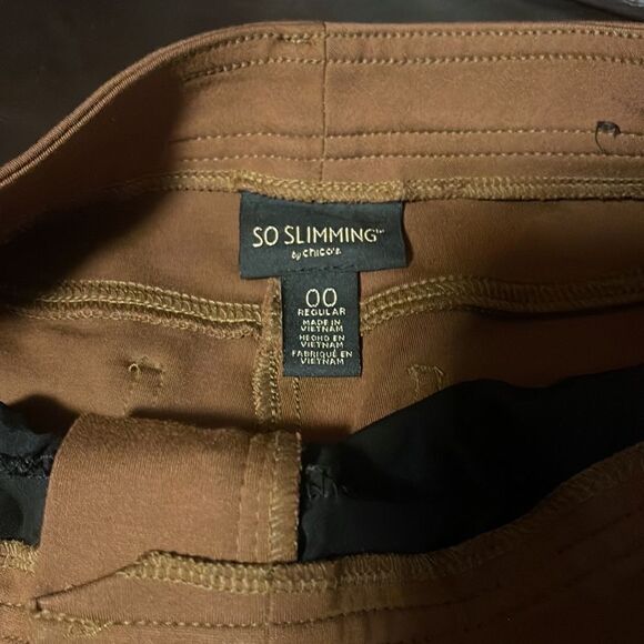 Chico’s “So Slimming” Refined Ponte Ankle Pant | Brown - Picture 11 of 16